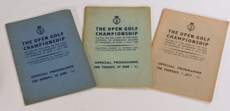 Item #9513 The Open Championship 1948. Official Programme. The Royal, Ancient Golf Club of St. Andrews.