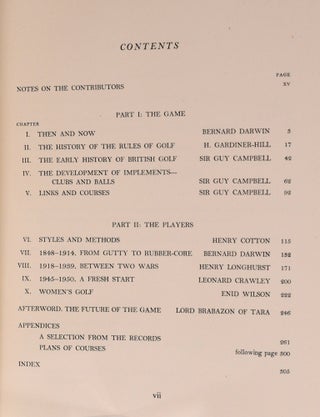 A History of Golf in Britain.