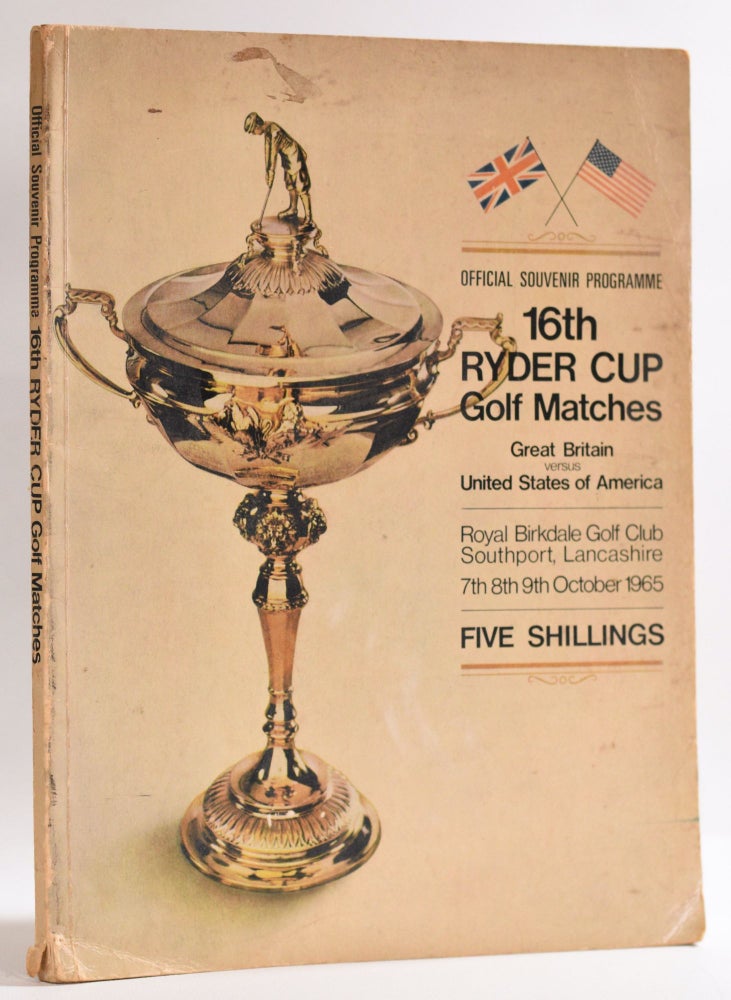 Item #9574 Ryder Cup 1965 Official Programme. P G. A.