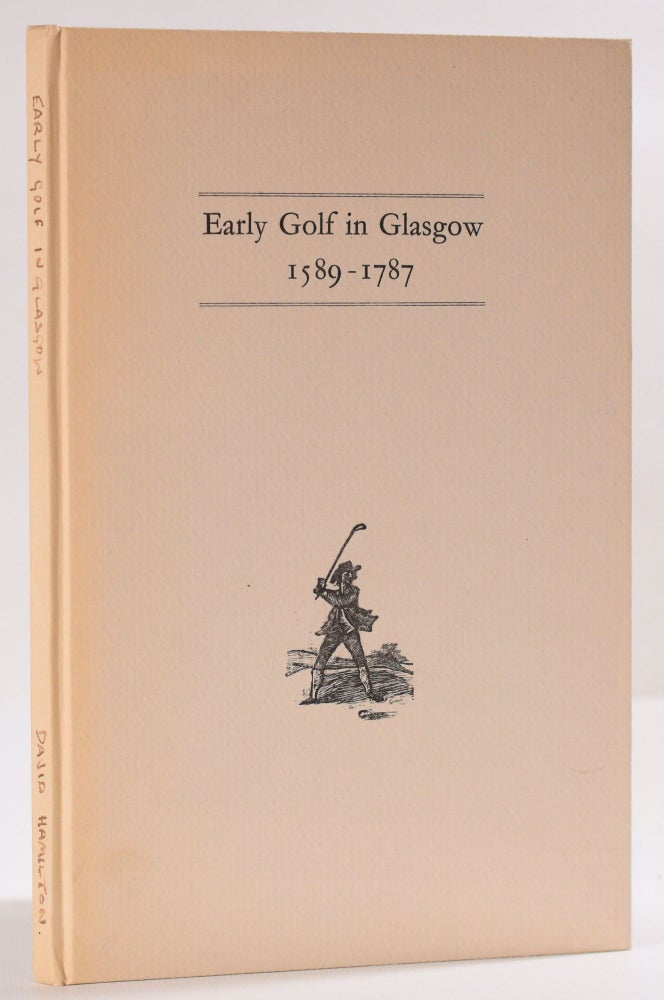 Item #9656 Early Golf in Glasgow. David Hamilton.