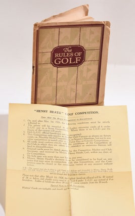 The Rules of Golf.