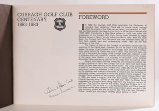 Curragh Golf Club Centenary 1883-1983