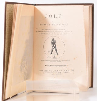 Item #9855 Golf (Badminton Library). Horace Hutchinson