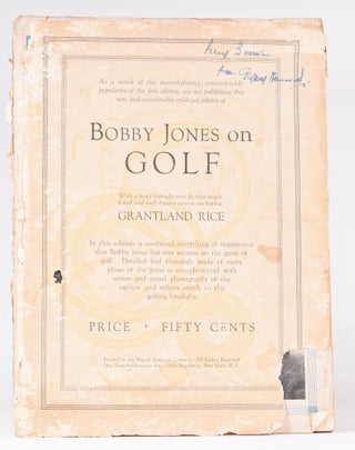 Item #9878 Bobby Jones on Golf. Robert Trent Jr Jones