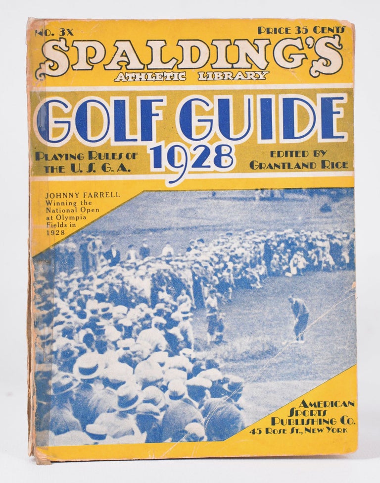Item #9881 Spalding's Golf Guide 1928. Grantland Rice.