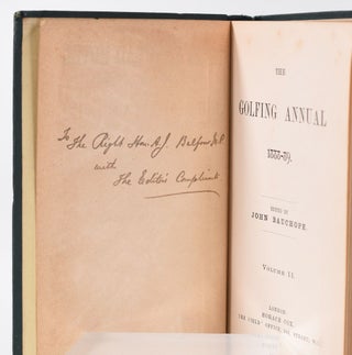 The Golfing Annual II Vol. 2 1888/9